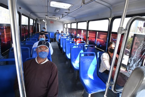Las rutas que pudieron seguir con su trayecto, cumplían las medidas de salud, como el uso de cubrebocas por parte de todos sus pasajeros, además de que las unidades hubieran sido sanitizadas.