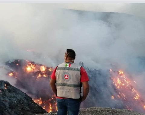 Se registra incendio en El Cañón del Indio de Torreón