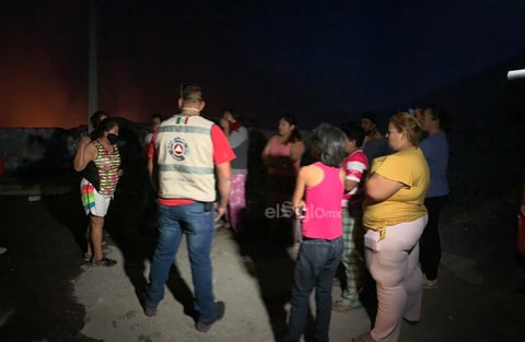 Se registra incendio en El Cañón del Indio de Torreón