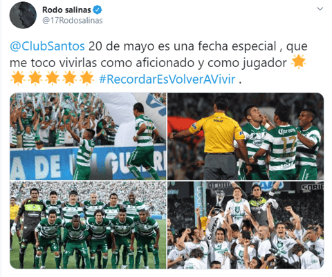 Esta fecha ha marcado un lugar importante en la historia del Club Santos Laguna 