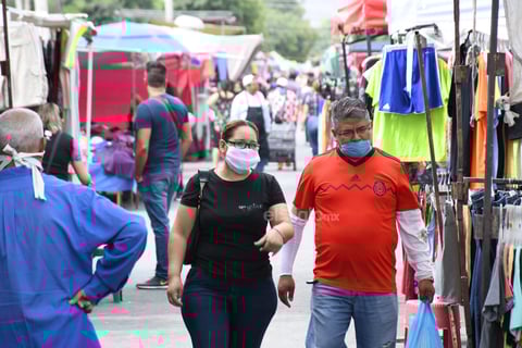 Los puestos se colocaron con una mayor distancia entre sí.