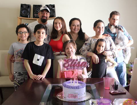 Cumpleaños en casa