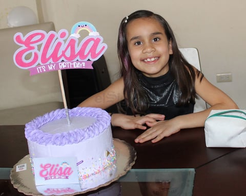 Elisa Mendívil festejó su cumpleaños.