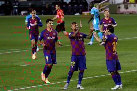 Con este resultado, Barcelona se cercioró de concluir como líder la 29na jornada del torneo, que se reanudó apenas la semana pasada. Llegó a 64 puntos, cinco más que el Real Madrid, que enfrenta mañana al Valencia.