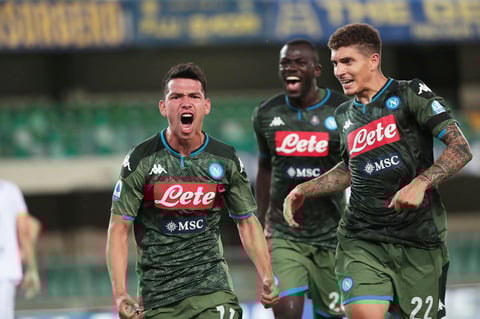 Napoli gana en la Serie A con gol del 'Chucky' Lozano