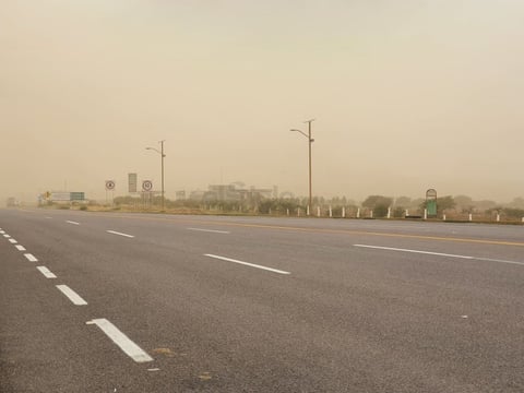 Imagen tomada de la supercarretera Durango-Mazatlán.