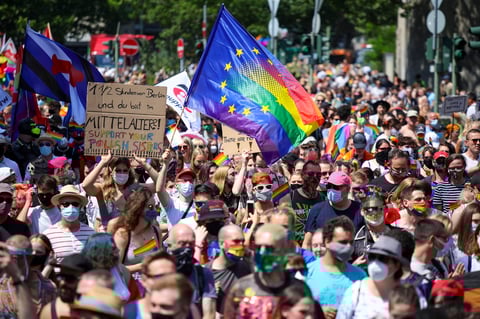 Activistas, miembros y simpatizantes de la comunidad LGBTI realizaron una serie de actos para celebrar