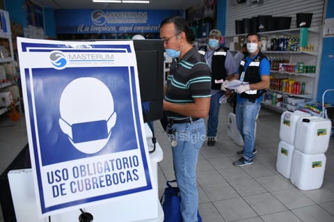 En apego a los lineamientos para la reactivación de las actividades comerciales, económicas y de servicios en Coahuila