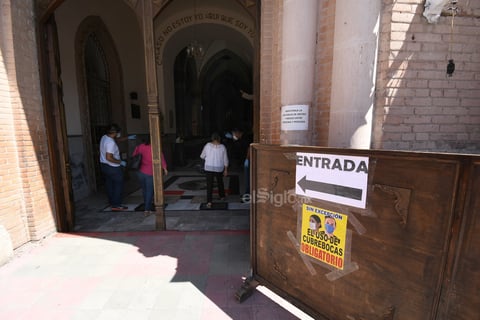Reanudan misas presenciales en La Laguna de Durango