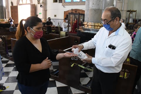 Reanudan misas presenciales en La Laguna de Durango