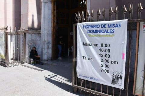 Reanudan misas presenciales en La Laguna de Durango