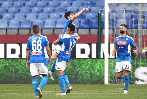 Hirving 'Chucky' Lozano anota y le da el triunfo al Napoli ante el Génova en la Serie A