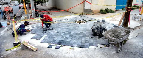 Proyecto. El Municipio de Torreón ya trabaja en el arreglo de algunos cruceros, principalmente renovando esquinas alrededor de Plaza Mayor.
