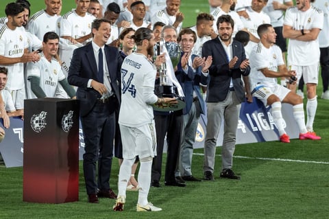 Real Madrid se proclama campeón de La Liga de España