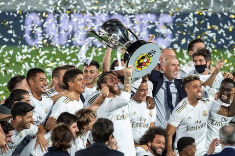 Real Madrid se proclama campeón de La Liga de España