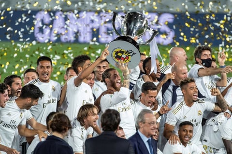 Real Madrid se proclama campeón de La Liga de España