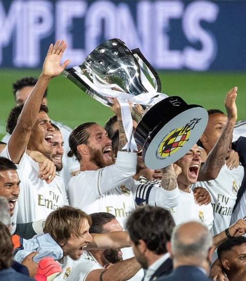 Real Madrid se proclama campeón de La Liga de España