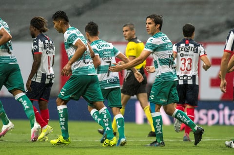 Santos Laguna es derrotado por Rayados en partido amistoso previo al torneo Guard1anes 2020