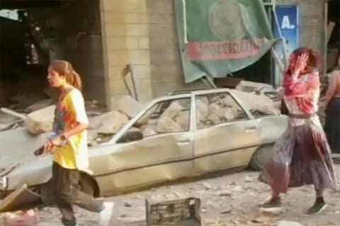 Fuertes daños materiales provocó una explosión en la capital de Líbano