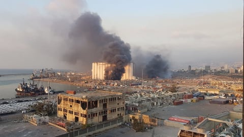 Fuertes daños materiales provocó una explosión en la capital de Líbano
