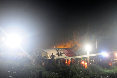 Se registró un accidente aéreo.