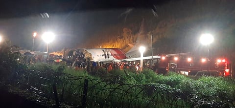 Tuvo problemas al aterrizar.