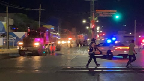Incendio en parque industrial 