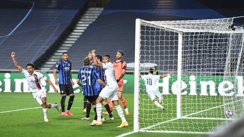PSG derrota al Atalanta para instalarse en las semifinales de la Champions