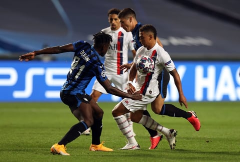 PSG derrota al Atalanta para instalarse en las semifinales de la Champions