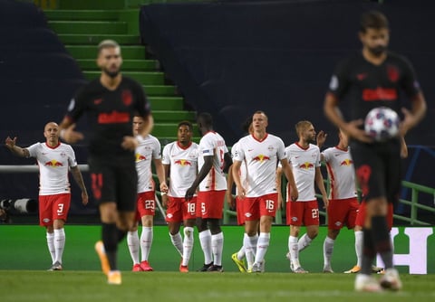 Leipzig elimina al Atlético de Héctor Herrera en la Champions League