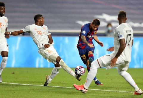 Bayern Múnich golea al Barcelona en los 'cuartos' de la Champions League