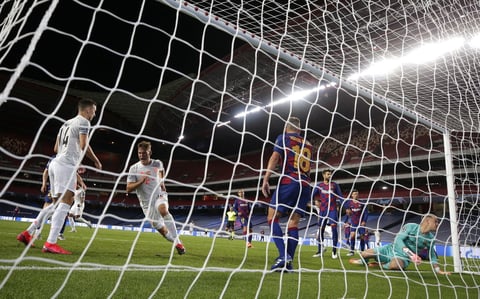 Bayern Múnich golea al Barcelona en los 'cuartos' de la Champions League