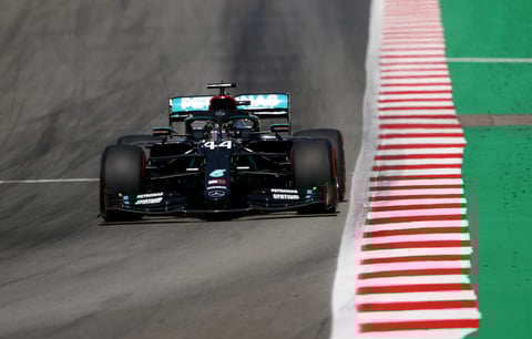 El británico se convirtió en el piloto con más podios en la historia de la Fórmula Uno