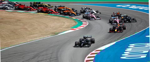 El británico se convirtió en el piloto con más podios en la historia de la Fórmula Uno