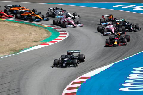El británico se convirtió en el piloto con más podios en la historia de la Fórmula Uno