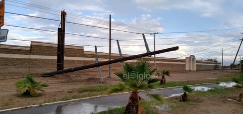 Fuerte chubasco sorprende a la región lagunera