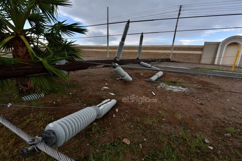 Fuerte chubasco sorprende a la región lagunera