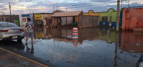 Fuerte chubasco sorprende a la región lagunera