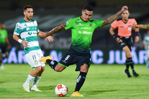 Empatan Santos Laguna 1-1 frente a Bravos de Juárez