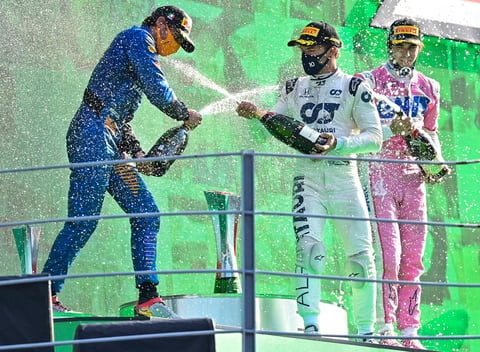 Pierre Gasly se llevó su primera victoria, y la de Alpha Tauri, en la Fórmula Uno