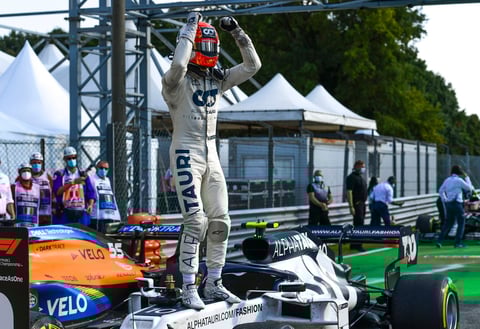 Pierre Gasly se llevó su primera victoria, y la de Alpha Tauri, en la Fórmula Uno