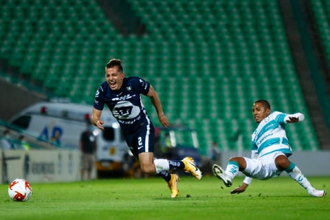 Santos Laguna cae ante Pumas y rompe su racha ganadora en el TSM
