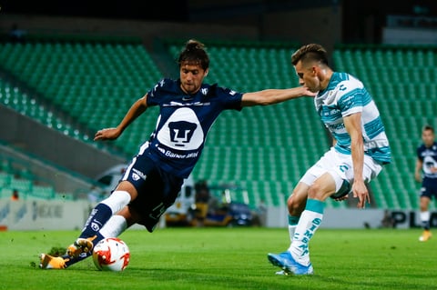 Santos Laguna cae ante Pumas y rompe su racha ganadora en el TSM