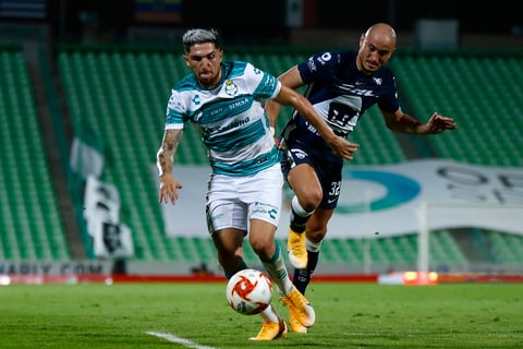 Santos Laguna cae ante Pumas y rompe su racha ganadora en el TSM