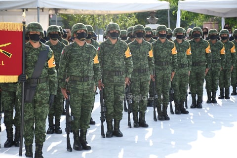 Homenajearon al grupo de cadetes mexicanos.