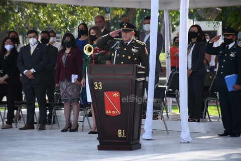 Rindieron honor a la Batalla de Chapultepec en el año de 1847.