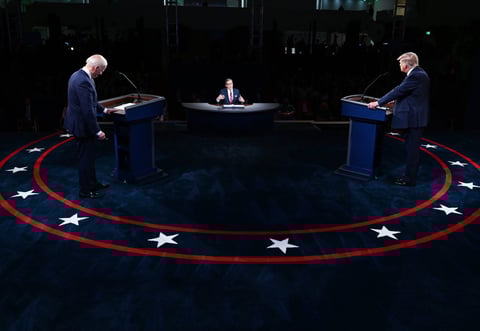 Joe Biden y Donald Trump sostienen primer debate por Presidencia de EUA