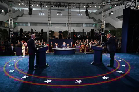 Joe Biden y Donald Trump sostienen primer debate por Presidencia de EUA