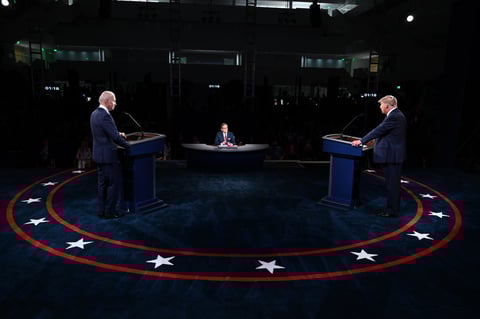 Joe Biden y Donald Trump sostienen primer debate por Presidencia de EUA