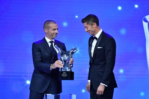 De todos ellos el más importante fue el de mejor jugador, que recayó en el delantero polaco Robert Lewandowsk